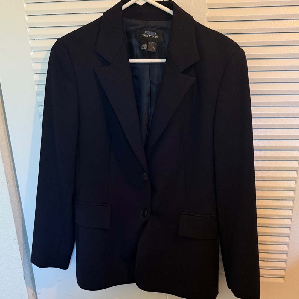 Zara Classic Black Blazer Jacket